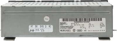 2005-2010 Audi A8 AM FM Radio Audio Multimedia Player Model Number 4E0035541E