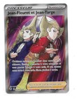 CARTE POKEMON DRESSEUR JEAN FLEURET ET JEAN-TARGE TG28/TG30 TEMPÊTE ARGENTEE EB