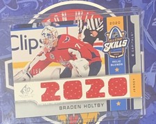 2020-21 SP Game Used NHL All-Star Skills Relic Blends /150 Braden Holtby