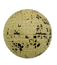 Antique Musselburgh Gutta Percha Golf Ball