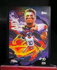 2025 Topps Chrome Ultra Violet All Stars CASE HIT Bo Nix #UV-9