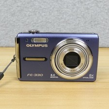 Olympus FE-330 8.0 MP Blue Digital Camera For Parts or Repair
