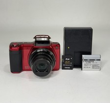 Olympus Stylus SZ-15 Red 16MP 24x Zoom Digital Camera with 4GB Card  Charger
