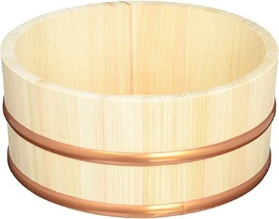 Kiso Kogei Round Yuuoke (Wassereimer) Made in Japan Hinoki Zypresse in den...