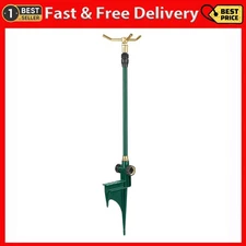 Orbit Irrigation 3-Arm Rotating Sprinkler on Telescoping Step Spike