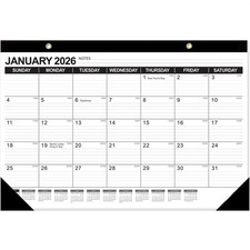 2026 2027 Office Desk Calendar, 18 Months 17x11.5, Home Use