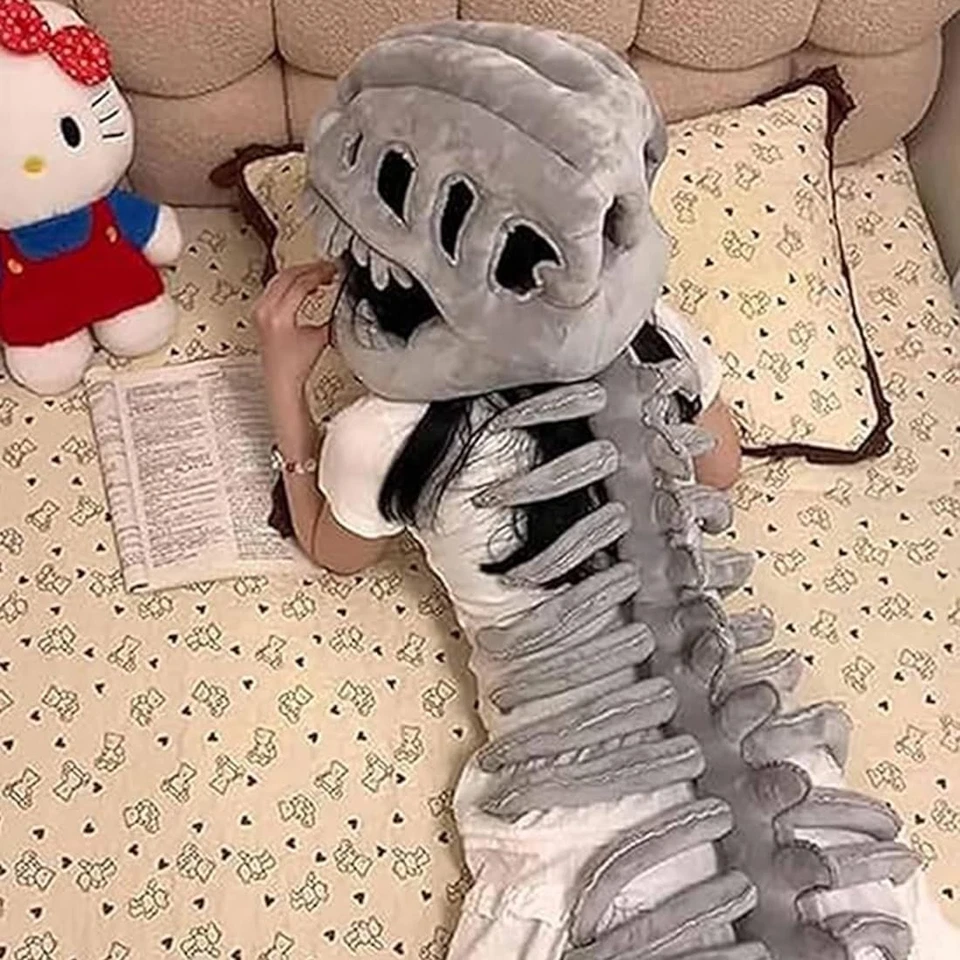 Spinosaurus Plush Dino Outfit Spinesaurus Realistic Dinosaur Costume-3D Skeleton - Image 4 of 4