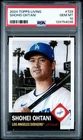 2024 Topps Living Set 🔥SHOHEI OHTANI🔥 1st Dodger Card PSA 10 💎 Gem Mint
