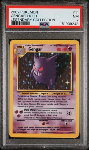 Gengar graded PSA 7 for sale on eBay