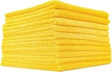 The Rag Company - Edgeless 365 Microfiber Towels 16in. x 16in., Gold 