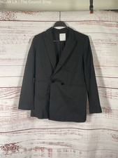 Sandro Black Double Breasted Blazer Jacket - ...