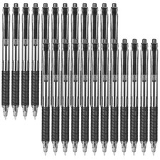 Sooez 24 Pack Bulk Pens Ballpoint Smooth Writing pens, 24 Pack, Black