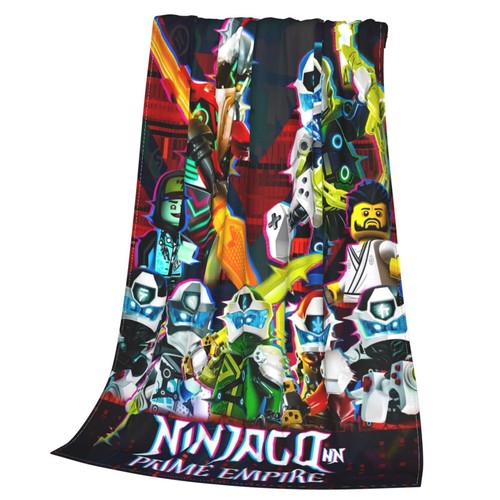 Ninjago Cartoon Comics weich warm gemütlich Flanell Überwurfdecke für Schlafstuhl Sofa - Bild 2 von 30