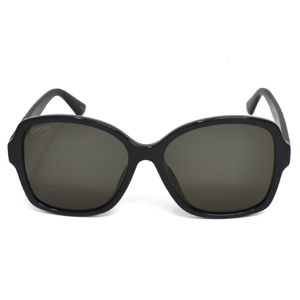 Gucci GG0765SA 002 Sunglasses Asian Fit UV Protection Black