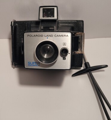 Vintage Polaroid Land Camera Super Colorpack Instant Film Type 88, wristlet 