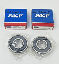 SKF -  LOT OF 2  - 6203-2RSH - DEEP GROOVE BALL BEARING - 17x40x12 mm 