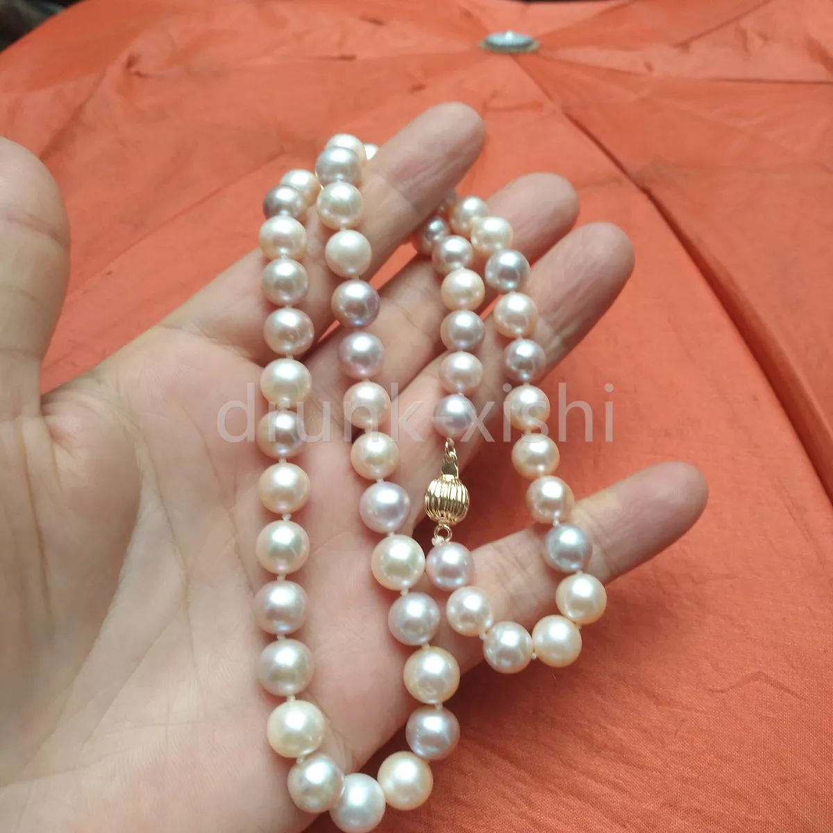 Multicolor cheap pearl necklace