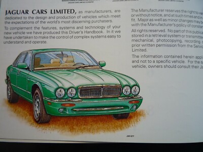 JAGUAR X308 XJR XJ8 HANDBUCHPAKET UND GELDBÖRSEN