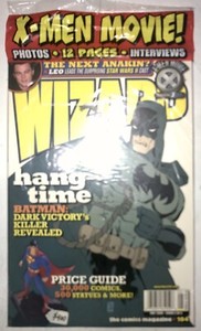 SEALED NEW WIZARD MAGAZINE 104 BATMAN COVER 2 X-MEN MOVIE PHOTOS 5/2000 Sealed