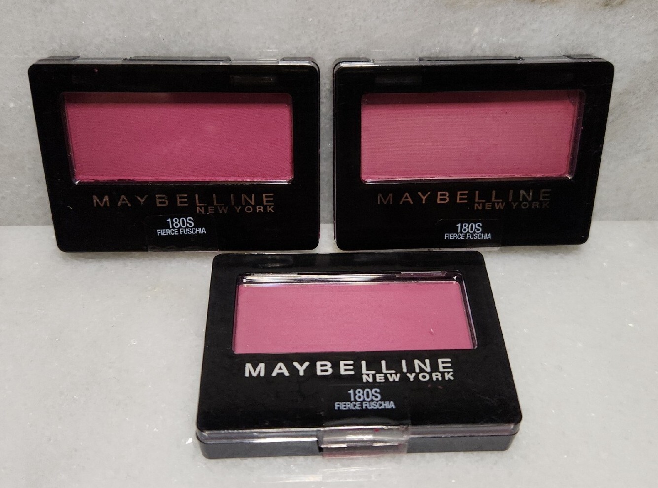 3 MAYBELLINE EXPERT WEAR EYESHADOW 180S FIERCE FUSCHIA eBay
