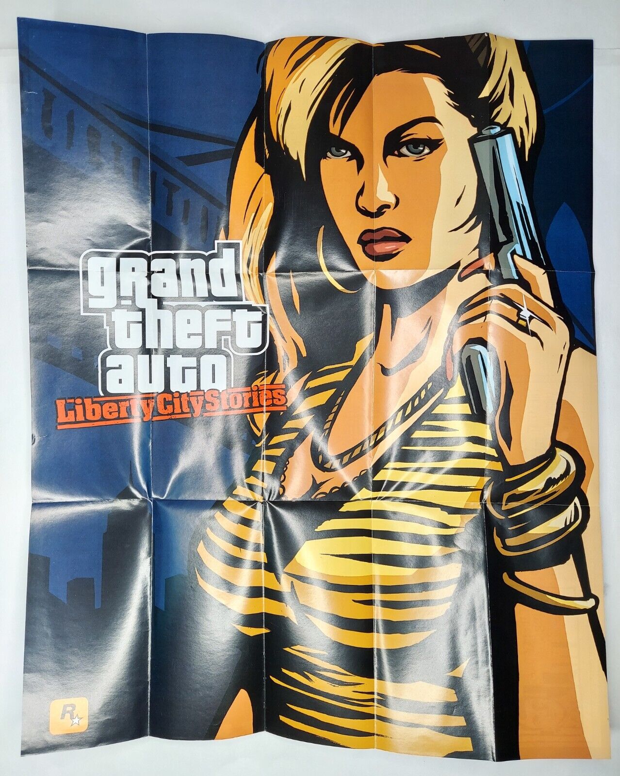 Grand Theft Auto Liberty City Stories Map Video Game Poster