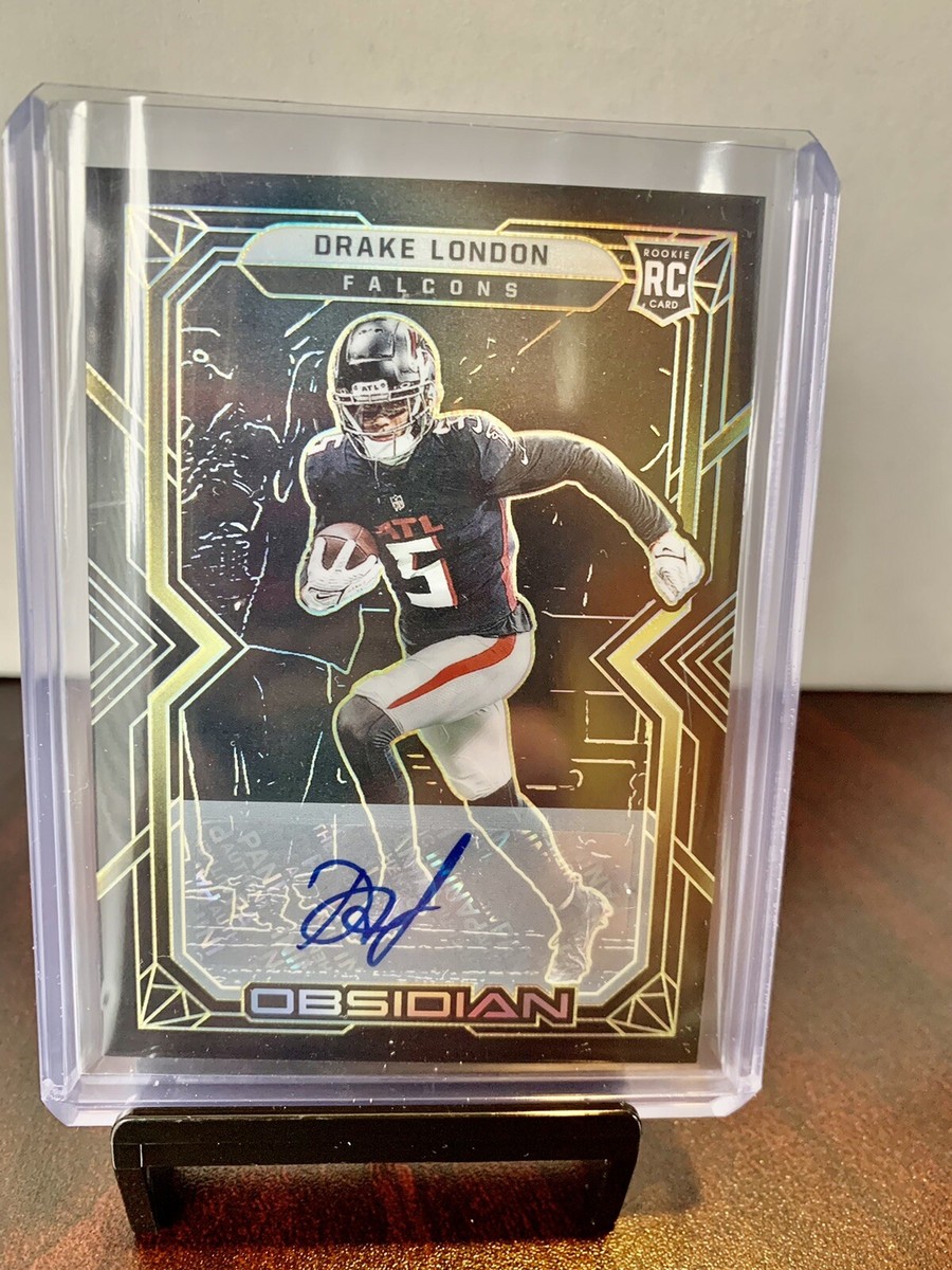 25 DRAKE LONDON 2022 Panini Obsidian Rookie RC Auto