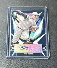 2021 Leaf Valiant Will Bednar Rookie Navy Blue Auto 26/75