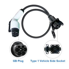 GBT 32A 250V AC EV Adapters Charging Station Type 1 for Electric Vehicles