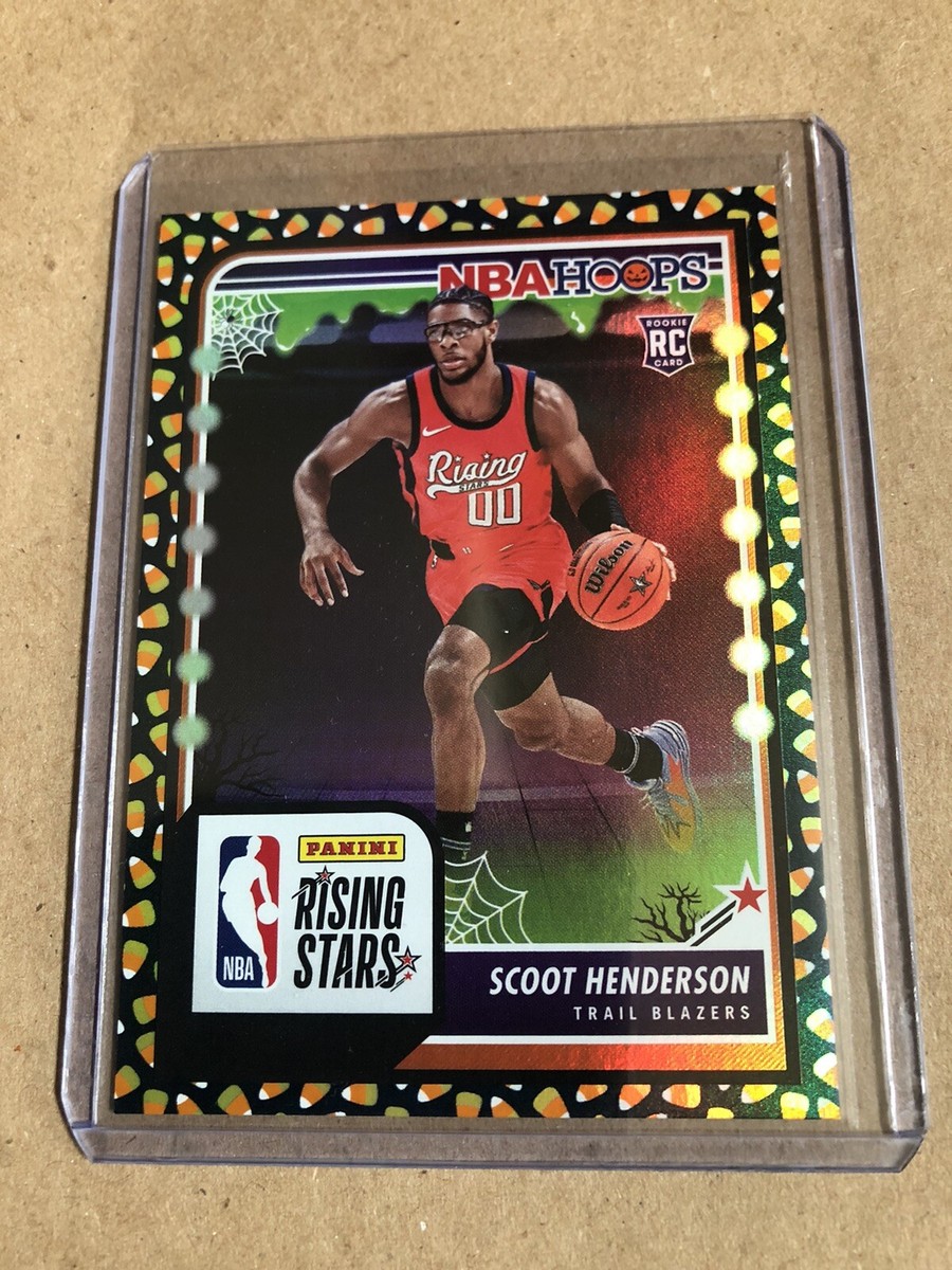 2023-24 NBA HAUNTED HOOPS CANDY CORN HOLO RARE SSP SCOOT HENDERSON ROOKIE  RC | eBay