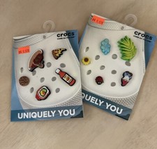 Set of 2 Packs 5 Pack of Food Themed Crocs Jibbitz Brand New