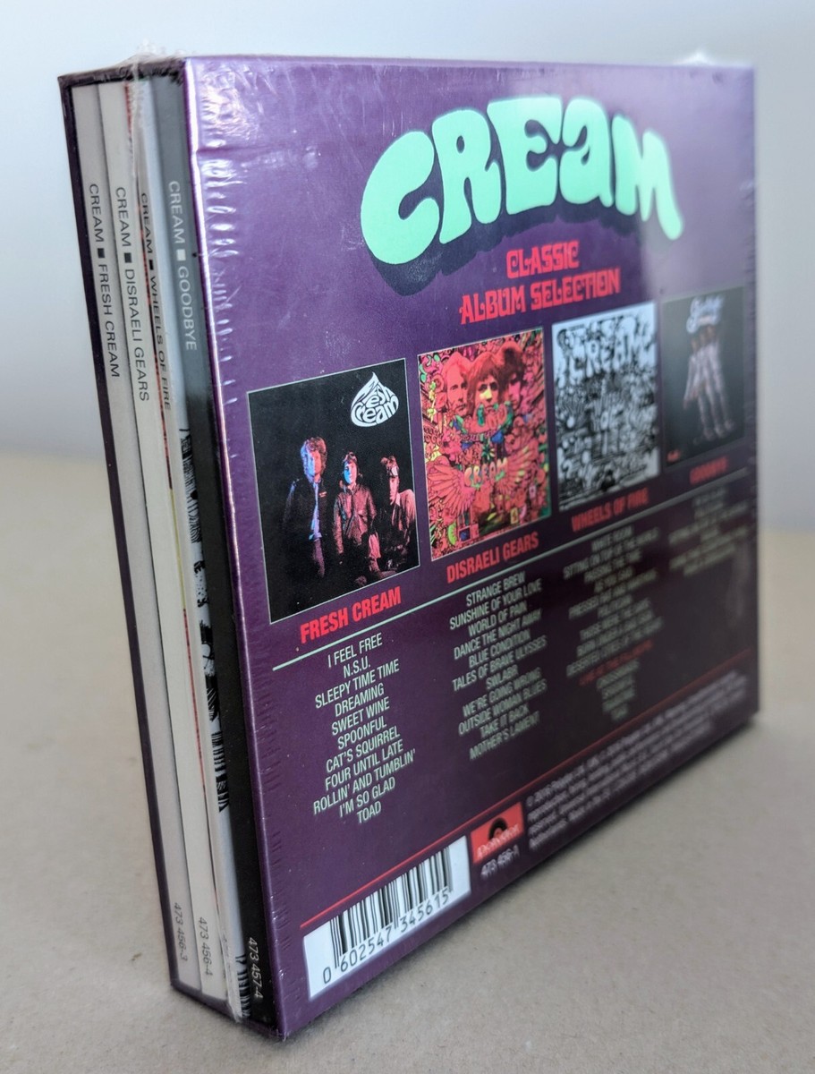 Cream Classic Album Selection CD Box Set 2016 .New Factory Sealed