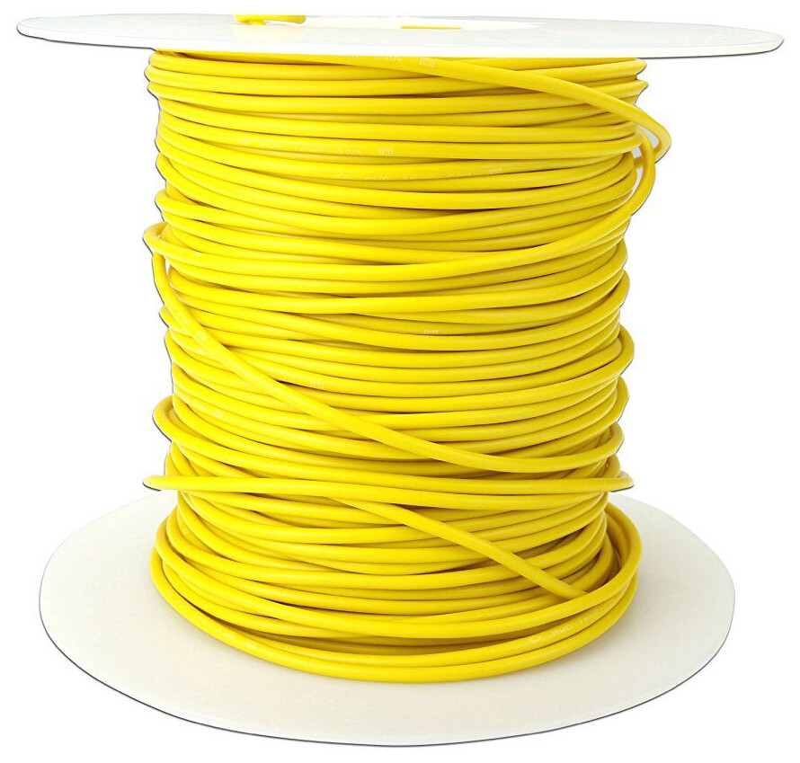 100 Feet 20 Gauge Test Lead Wire, Rubber Insulated, Yellow eBay