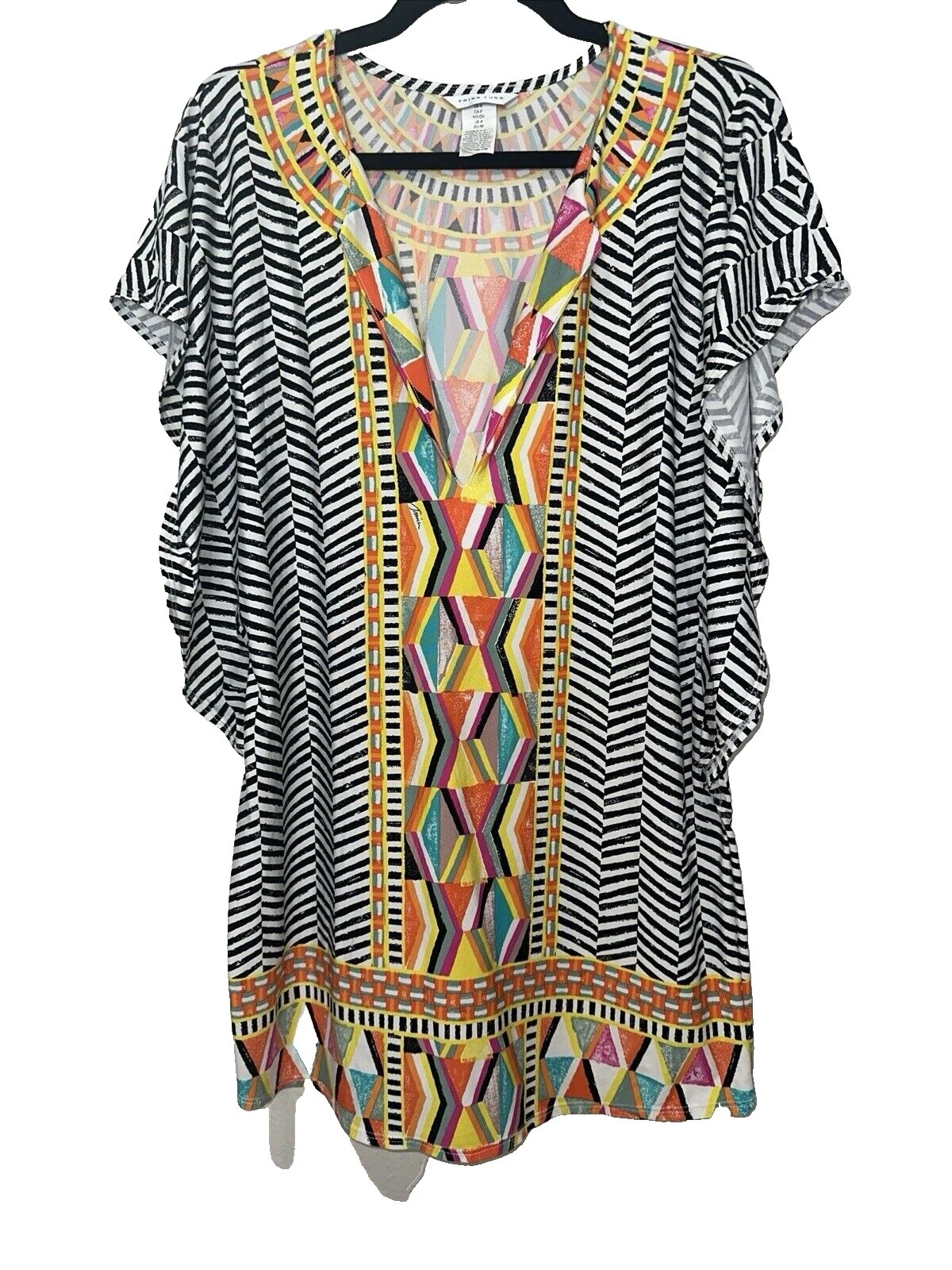 Tops femininos de náilon Trina Turk