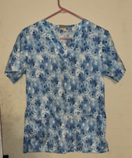 Los Angeles Rose Scrub shirt Size Small Dogs