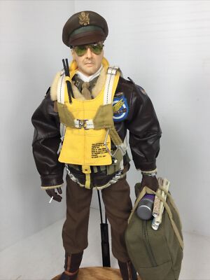 1/6 DRAGON CUSTOM WW2 US 8TH AIR FORCE B-17 BOMBER PILOT PARACHUTE