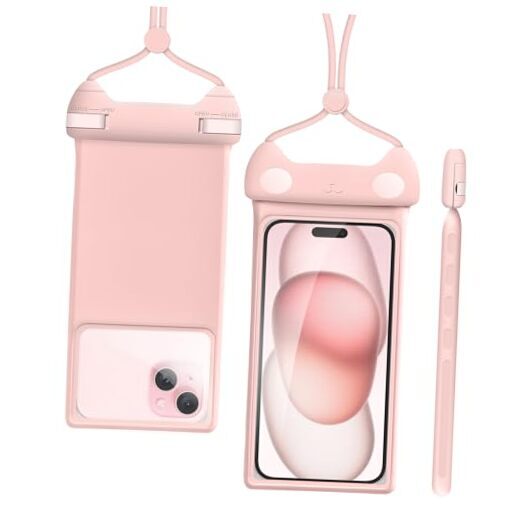 Waterproof Phone Pouch, Waterproof Phone Case for 1 Pack - Kitten Pink7.0