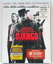 Django Unchained Blu-ray Best Buy Bonus Disc Edition with Slip Cover