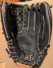U S The Catching Machine USG-90 Black Leather Baseball Softball Glove RHT Sasaki