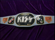 DRESSED KISS TO KILL CHAMPIONSHIP BELT ADULT SIZE RAPLICA