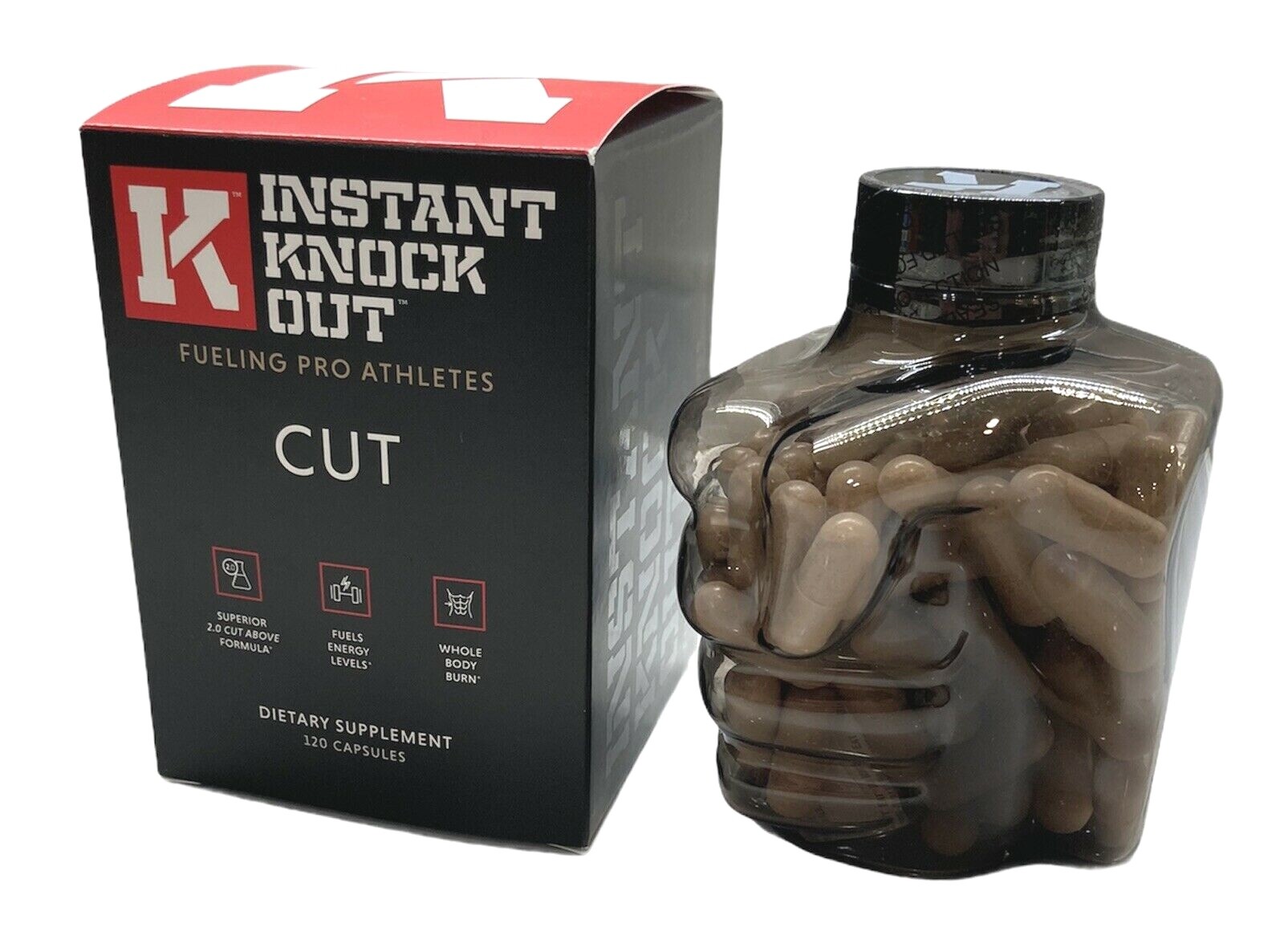 Authentic INSTANT KNOCK OUT 1 Fat Burner Weight Loss Muscle Cut Knockout Diet Sonho Americano