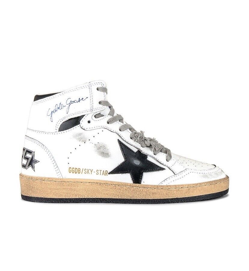 Golden Goose Sky Star Sneaker size High-Top White Black NIB Golden Goose Sky Star Sneaker size High-Top White Black NIB