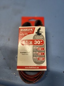 Diablo 2Pk 1X30 Ast Sand Belt 50 And 80 Grit Only