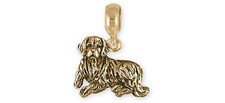 Golden Retriever Jewelry 14k Gold Handmade Golden Retriever Charm Slide This Cha