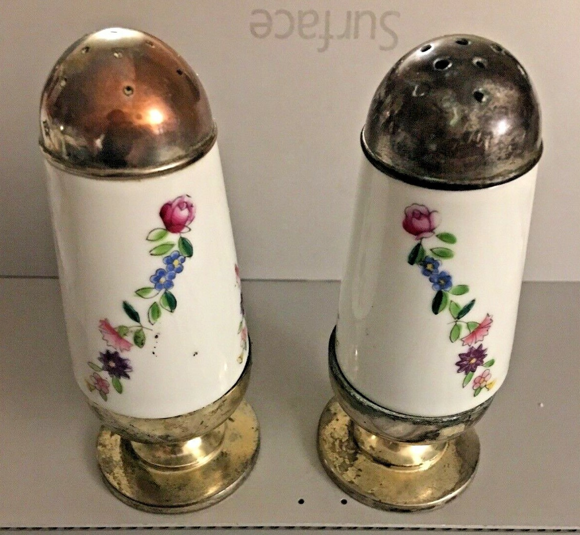 Vintage Salt Pepper Shakers Japan Colored Flowers Dynasty Nasco eBay