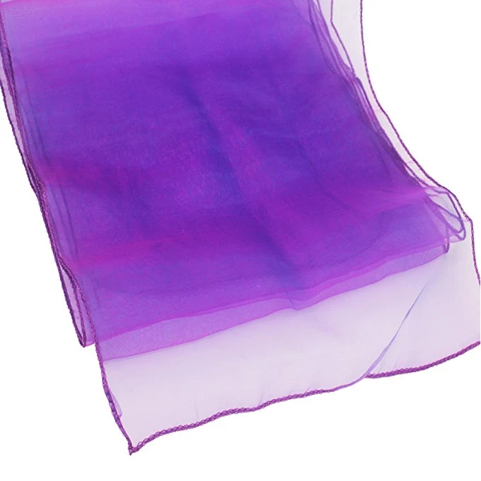 фиолетовый органза стул пояса галстуки бант юбилей свадьбы день рождения вечеринки декор - Изображение 2 из 3