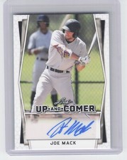 2022 Leaf Joe Mack Up And Coming Prospect Auto Marlins 