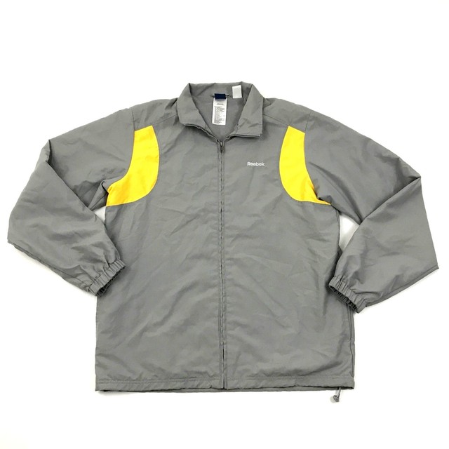 REEBOK Track Jacket Men's Size Medium Mesh Lined Athletic Retro