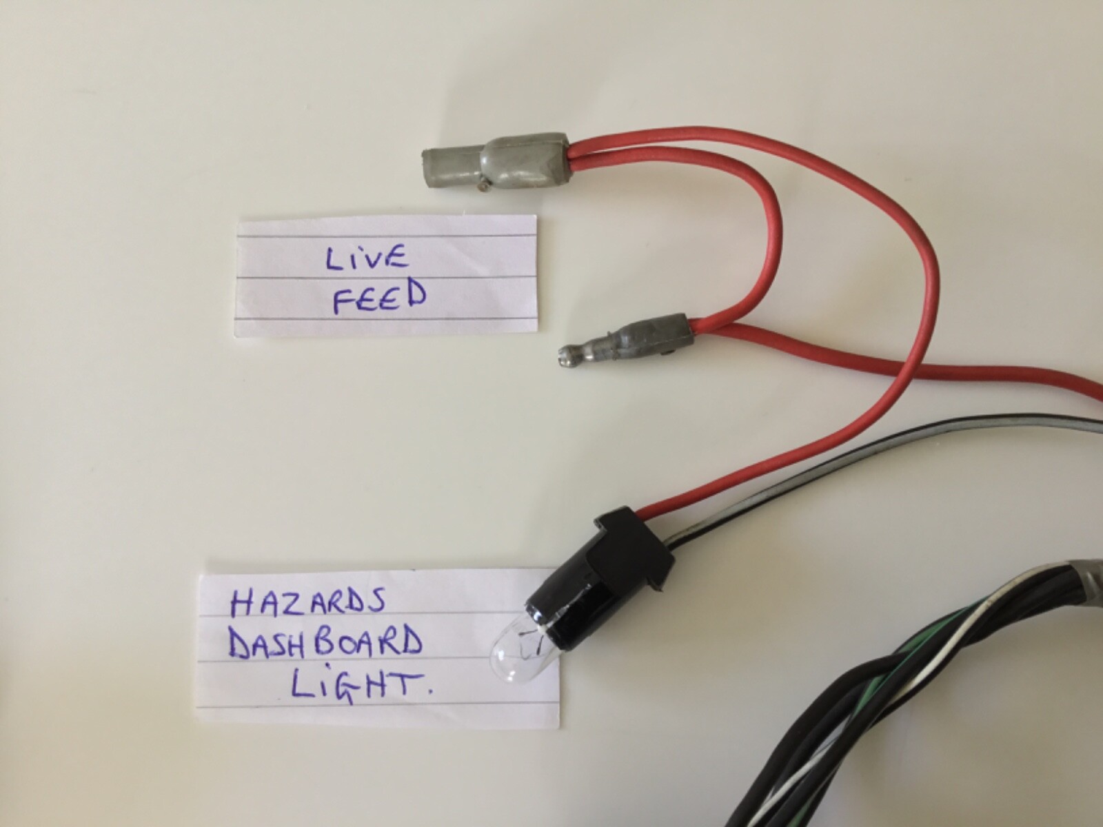 Ford Escort Mk1 Mexico,RS,1300E hazard lights wiring loom +Tridon