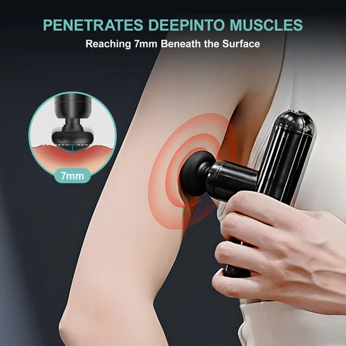 6 Head Massage Gun Deep Tissue Percussion Massager for Muscle Vibrating Relax - Picture 20 of 38