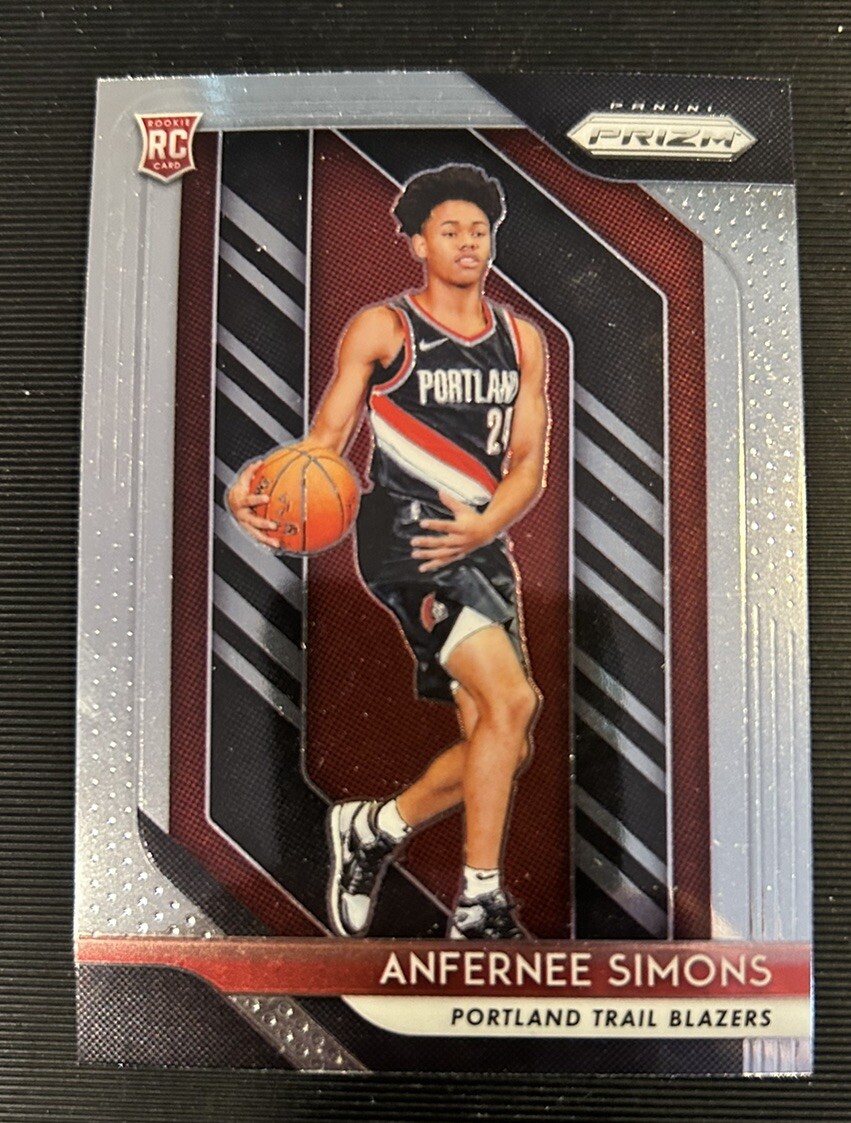 ANFERNEE SIMONS 2018-19 PANINI PRIZM ROOKIE RC #61 FREE USA SHIP QTY